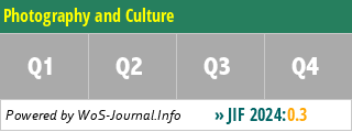 Photography and Culture - WoS Journal Info