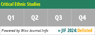 Critical Ethnic Studies - WoS Journal Info