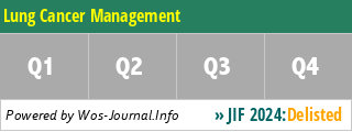 Lung Cancer Management - WoS Journal Info
