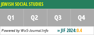JEWISH SOCIAL STUDIES - WoS Journal Info