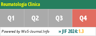 Reumatologia Clinica - WoS Journal Info