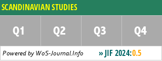 SCANDINAVIAN STUDIES - WoS Journal Info