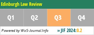 Edinburgh Law Review - WoS Journal Info