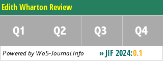 Edith Wharton Review - WoS Journal Info