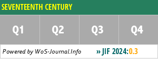 SEVENTEENTH CENTURY - WoS Journal Info