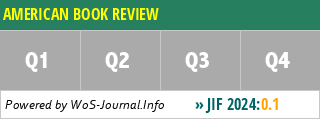 AMERICAN BOOK REVIEW - WoS Journal Info