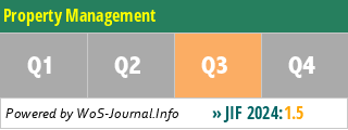 Property Management - WoS Journal Info