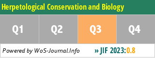 Herpetological Conservation and Biology - WoS Journal Info