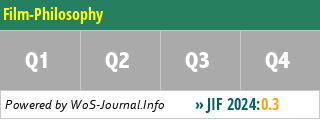 Film-Philosophy - WoS Journal Info