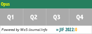 Opus - WoS Journal Info
