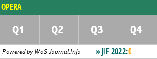 OPERA - WoS Journal Info
