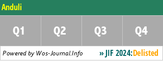 Anduli - WoS Journal Info