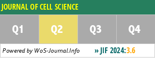 JOURNAL OF CELL SCIENCE - WoS Journal Info