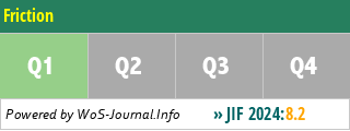 Friction - WoS Journal Info