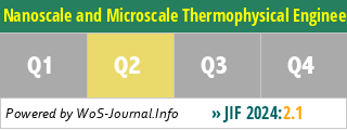 Nanoscale and Microscale Thermophysical Engineering - WoS Journal Info