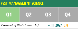 PEST MANAGEMENT SCIENCE - WoS Journal Info
