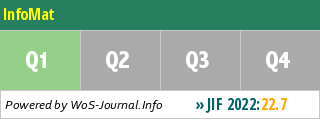 InfoMat - WoS Journal Info