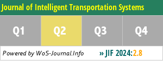 Journal of Intelligent Transportation Systems - WoS Journal Info