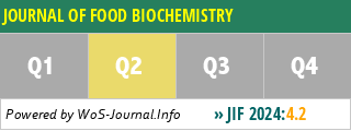 JOURNAL OF FOOD BIOCHEMISTRY - WoS Journal Info