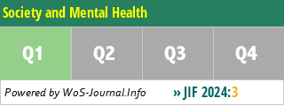 Society and Mental Health - WoS Journal Info
