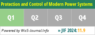 Protection and Control of Modern Power Systems - WoS Journal Info