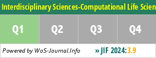 Interdisciplinary Sciences-Computational Life Sciences - WoS Journal Info