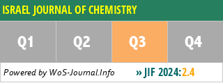 ISRAEL JOURNAL OF CHEMISTRY - WoS Journal Info