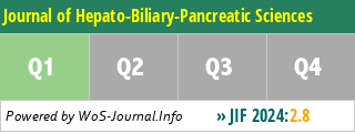 Journal of Hepato-Biliary-Pancreatic Sciences - WoS Journal Info