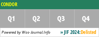 CONDOR - WoS Journal Info