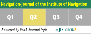 Navigation-Journal of the Institute of Navigation - WoS Journal Info