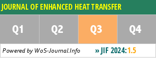 JOURNAL OF ENHANCED HEAT TRANSFER - WoS Journal Info