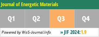 Journal of Energetic Materials - WoS Journal Info