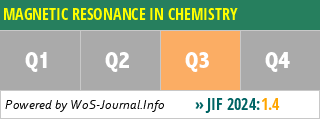 MAGNETIC RESONANCE IN CHEMISTRY - WoS Journal Info