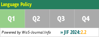 Language Policy - WoS Journal Info