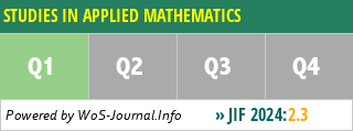 STUDIES IN APPLIED MATHEMATICS - WoS Journal Info