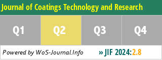 Journal of Coatings Technology and Research - WoS Journal Info