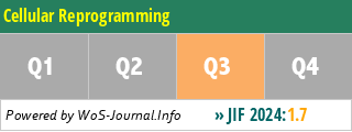 Cellular Reprogramming - WoS Journal Info