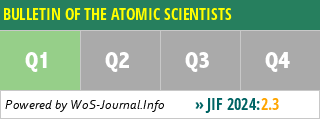 BULLETIN OF THE ATOMIC SCIENTISTS - WoS Journal Info