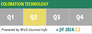 COLORATION TECHNOLOGY - WoS Journal Info
