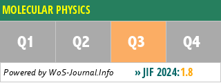MOLECULAR PHYSICS - WoS Journal Info