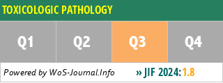 TOXICOLOGIC PATHOLOGY - WoS Journal Info