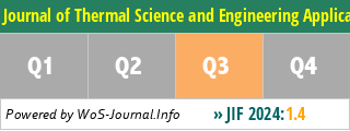 Journal of Thermal Science and Engineering Applications - WoS Journal Info