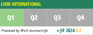 LIVER INTERNATIONAL - WoS Journal Info
