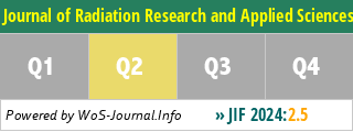 Journal of Radiation Research and Applied Sciences - WoS Journal Info