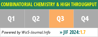 COMBINATORIAL CHEMISTRY & HIGH THROUGHPUT SCREENING - WoS Journal Info