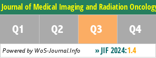 Journal of Medical Imaging and Radiation Oncology - WoS Journal Info