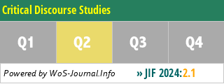 Critical Discourse Studies - WoS Journal Info