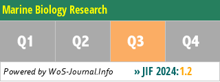 Marine Biology Research - WoS Journal Info