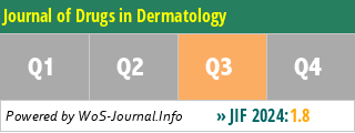 Journal of Drugs in Dermatology - WoS Journal Info