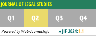 JOURNAL OF LEGAL STUDIES - WoS Journal Info